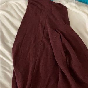 Lady’s cardigan maroon size medium